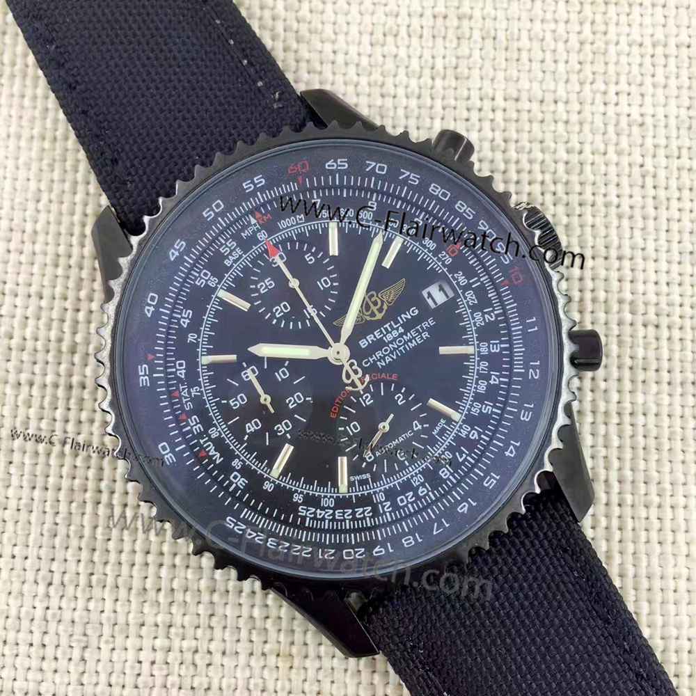Fake Breitling Edition Special 46mm Watch Navitimer All Black